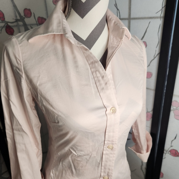 Banana Republic Women's Quarter Sleeve Button Down Shirt XS - Picture 4 of 8